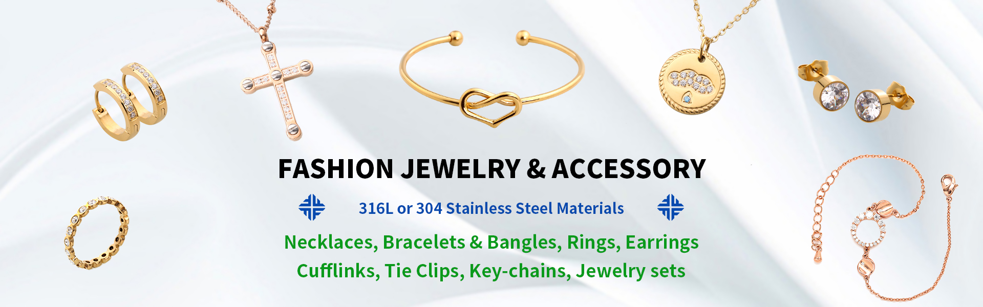 Edelstahlschmuck, Modeschmuck und Accessoires, Schmuckgroßhändler und Hersteller,Dongguan Fullten Jewelry Co., Ltd